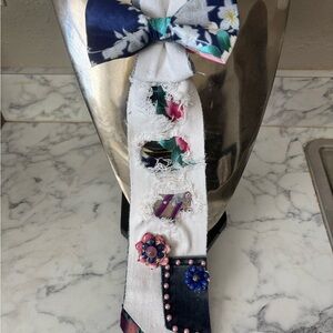 Floral Patchwork Bow Tie